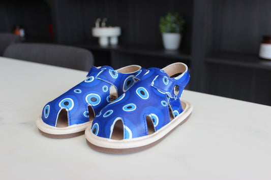 Ocean Aura Leather Sandals