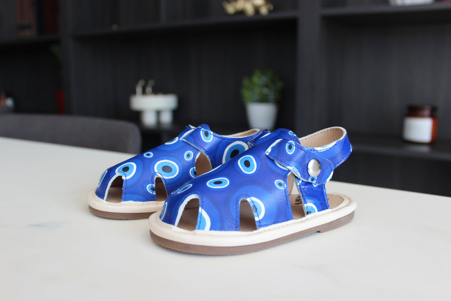 Ocean Aura Leather Sandals