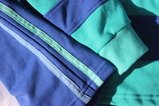 Matchy Rugby Trackies Blue/Teal