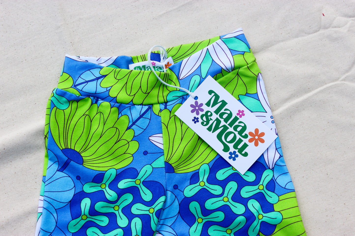 Lime Blue Coral Flares