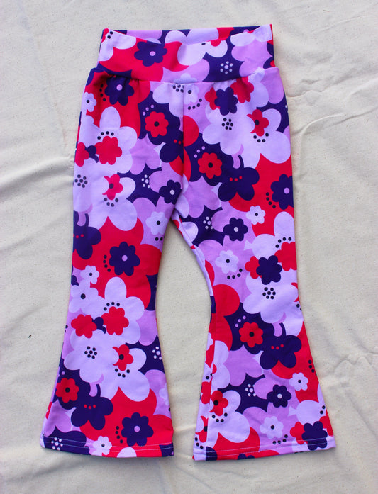 Pink/Purple Flower Flares