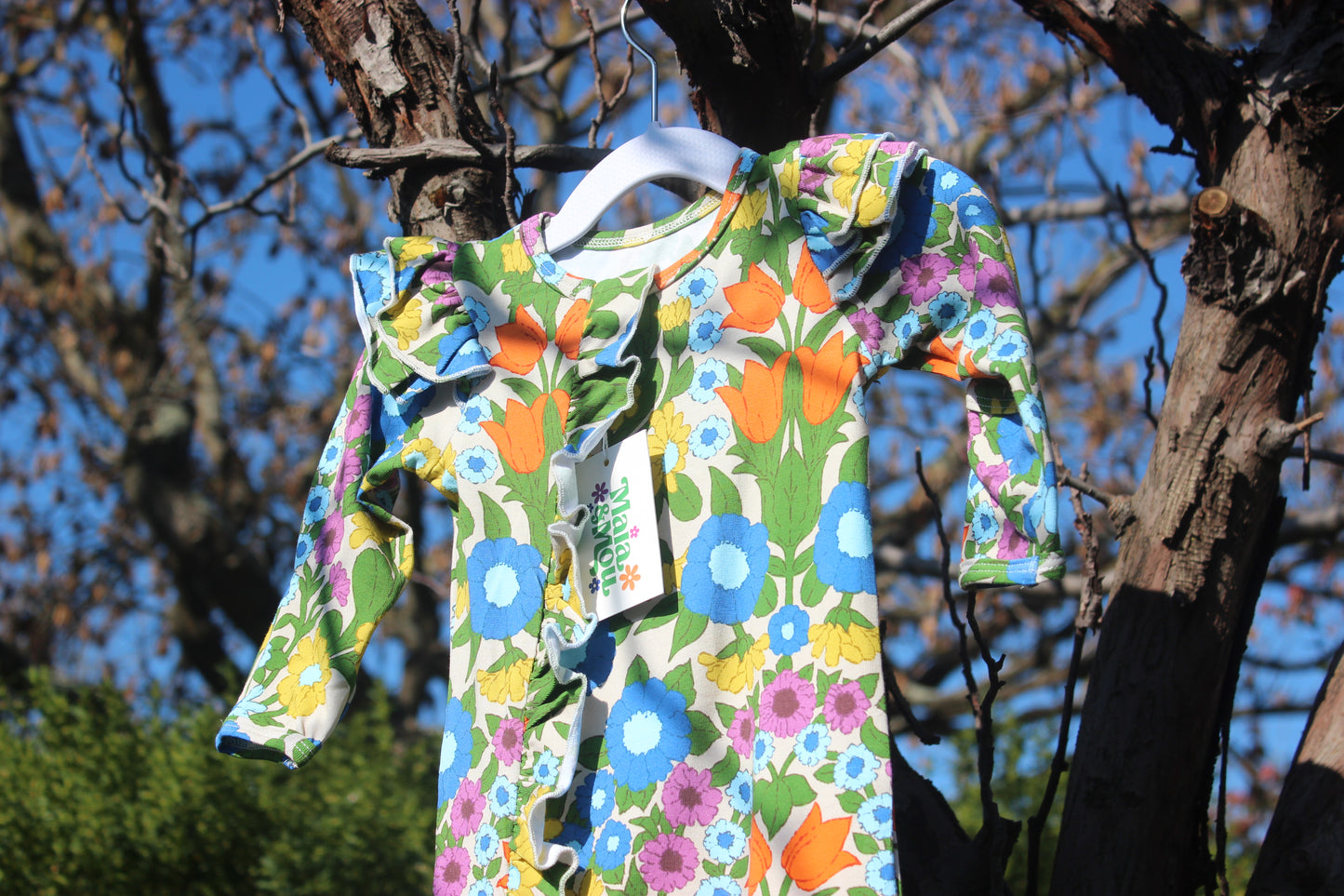 Paisley Floral Baby Onesie