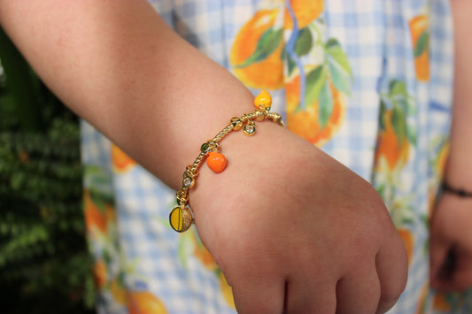 Little Bit Fruity Charm Bracelet