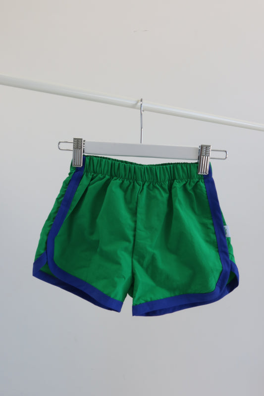 Blue & Green Swishy Shorts