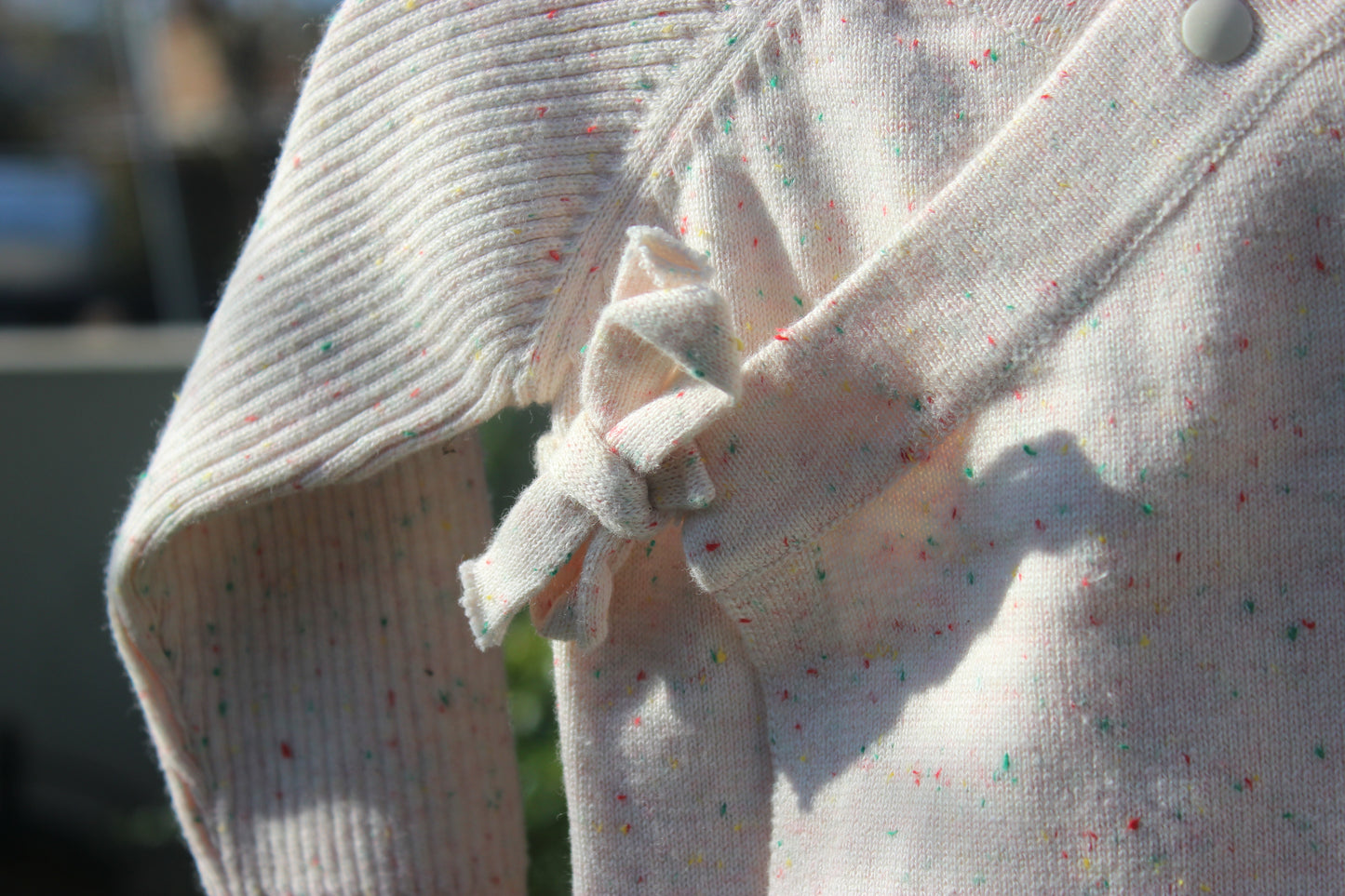 Speckled Baby Wrap Knit Set