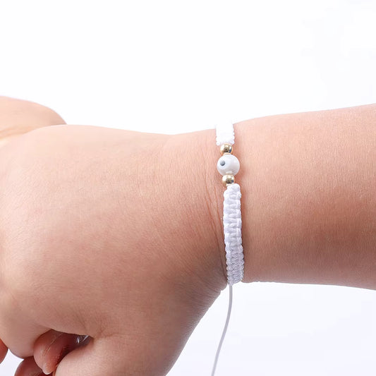 White Children's Mati Bracelet