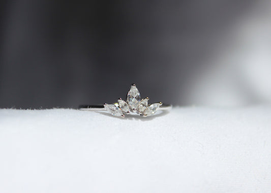 925 Sterling Silver Crown Ring