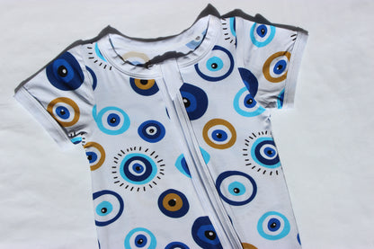 Hellenic Halo Short Baby Onesie