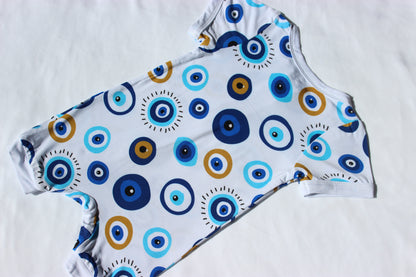 Hellenic Halo Short Baby Onesie