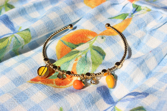 Little Bit Fruity Charm Bracelet