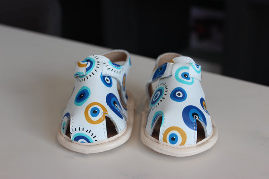 Infant Hellenic Halo Leather Sandals