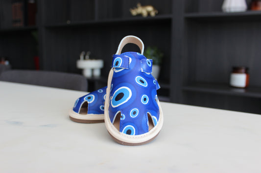 Ocean Aura Leather Sandals