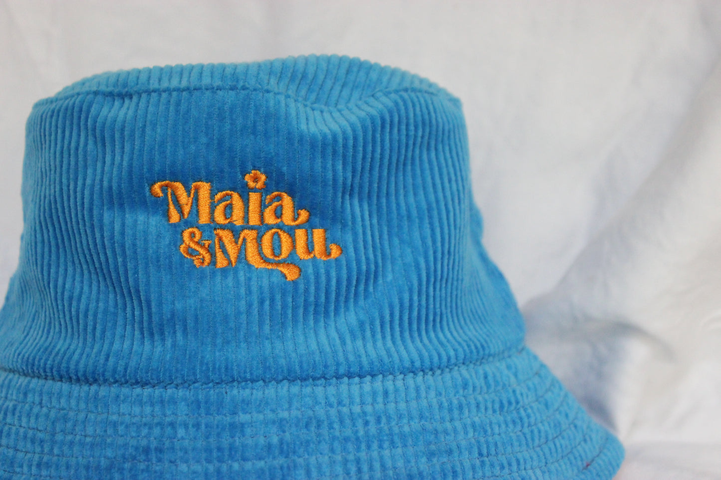 Reversible Bucket Hat - Orange & Blue
