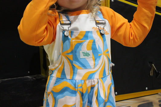 Vibin' Bubble Overalls
