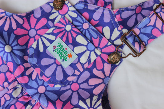 Pretty Posie Bubble Overalls