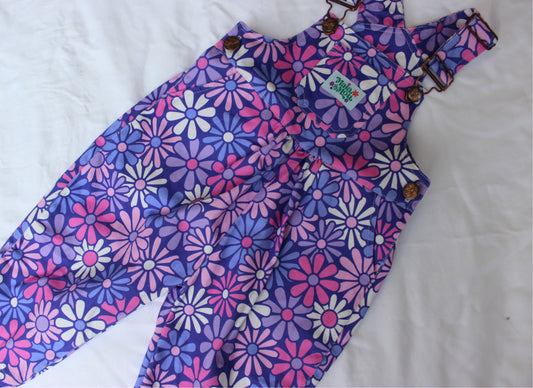 Pretty Posie Bubble Overalls