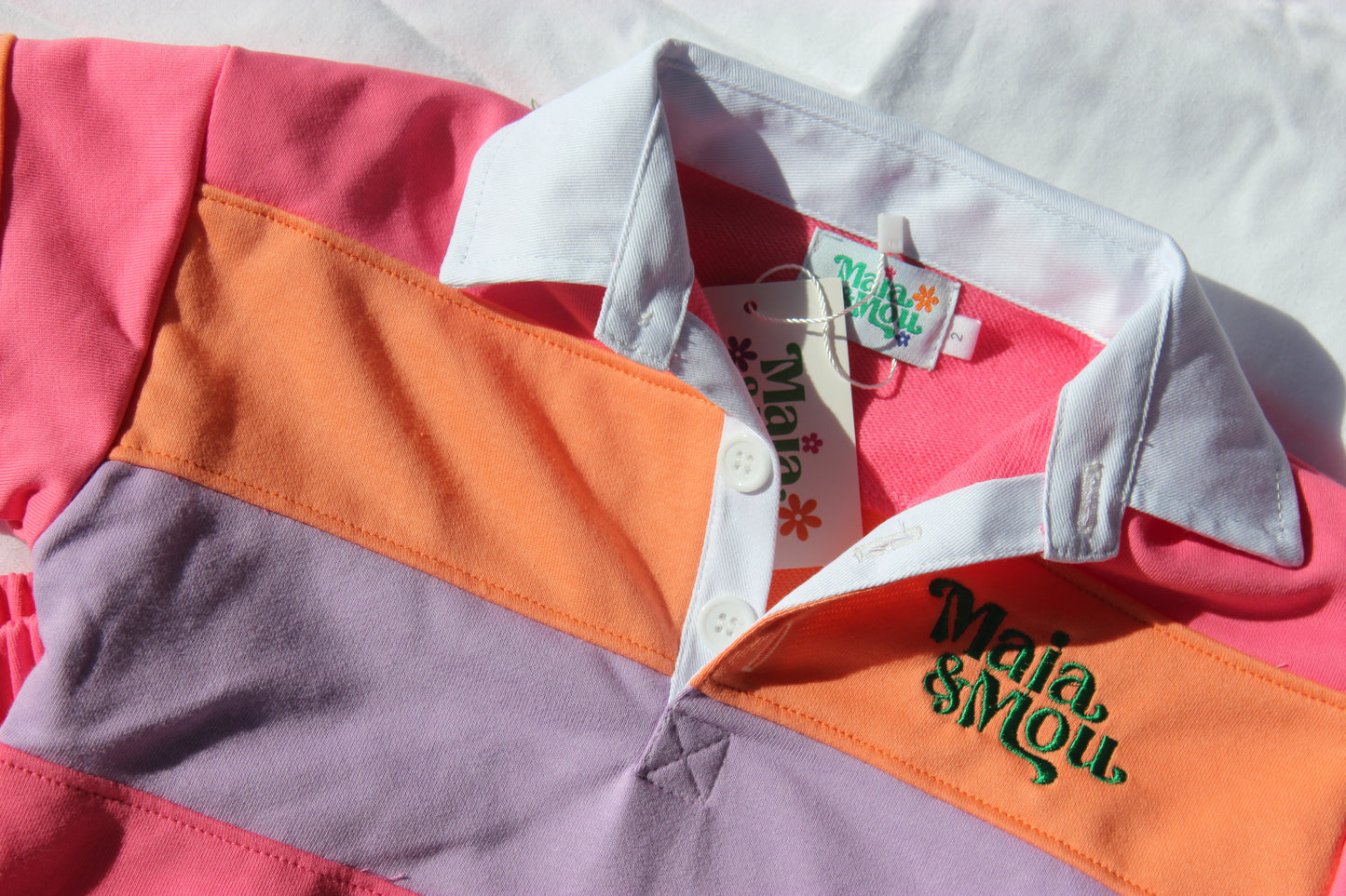 Pink/Peach Rugby Sweater