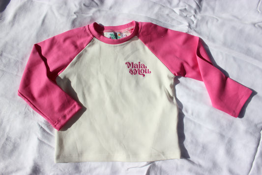 OG Pink Raglan L/S