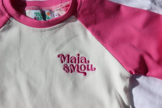 OG Pink Raglan L/S