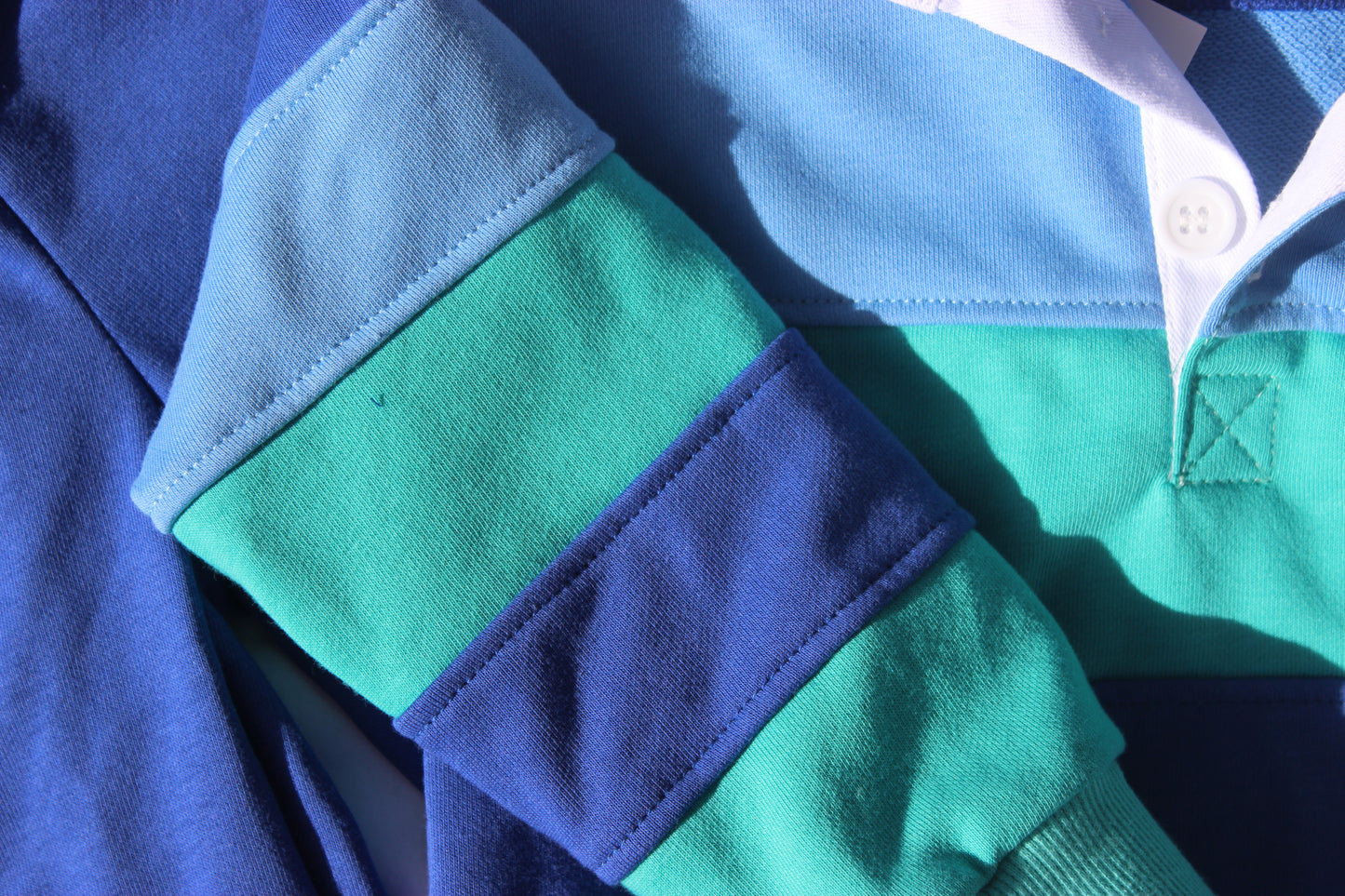 Blue/Teal Rugby Sweater