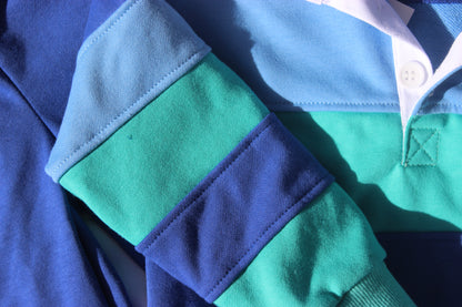 Blue/Teal Rugby Sweater