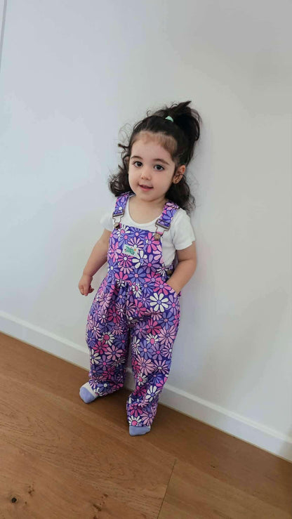 Pretty Posie Bubble Overalls