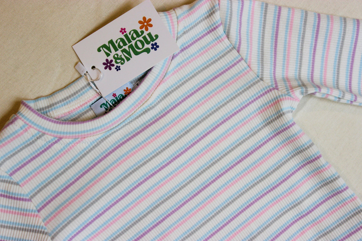 Pink & White Striped Longsleeve