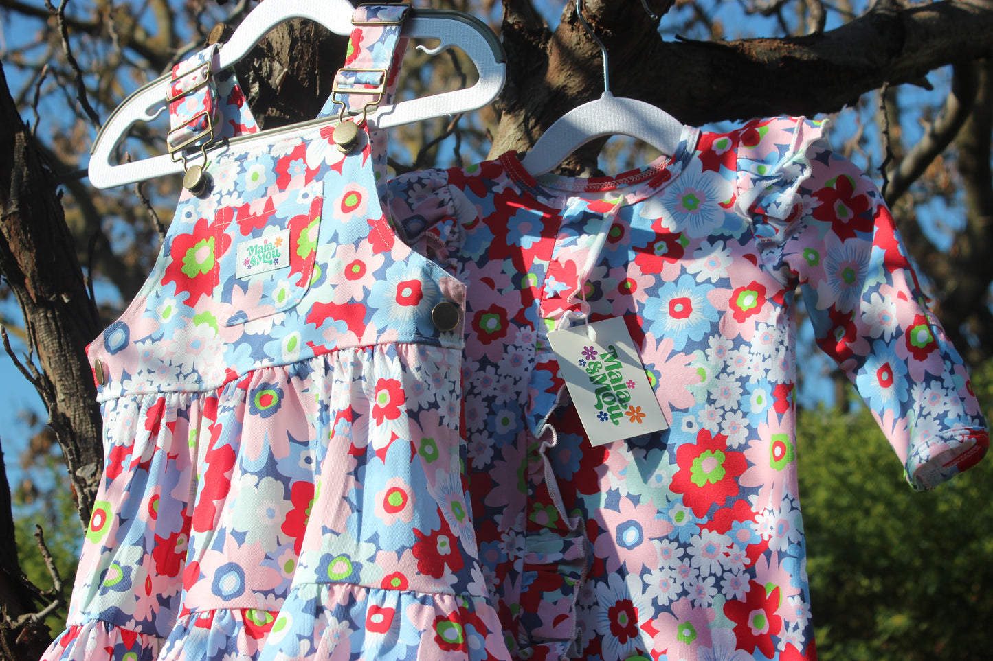 Tea Party Floral Baby Onesie