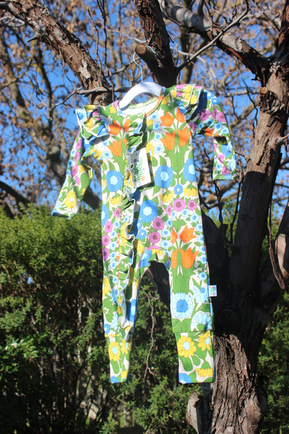 Paisley Floral Baby Onesie
