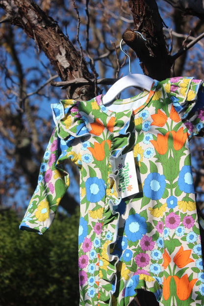 Paisley Floral Baby Onesie
