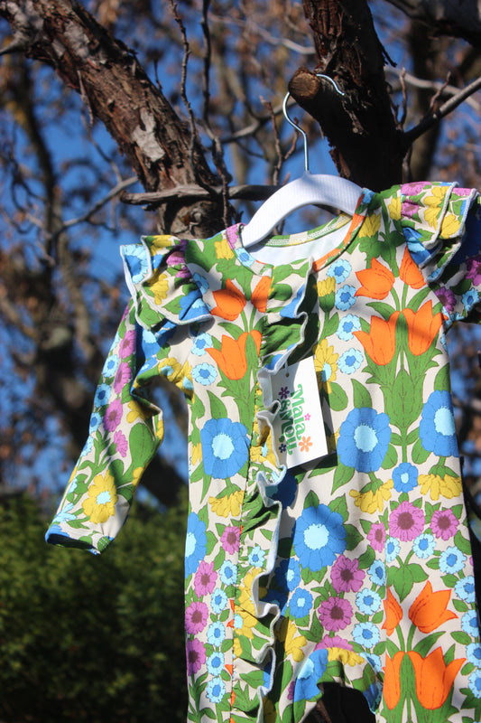 Paisley Floral Baby Onesie
