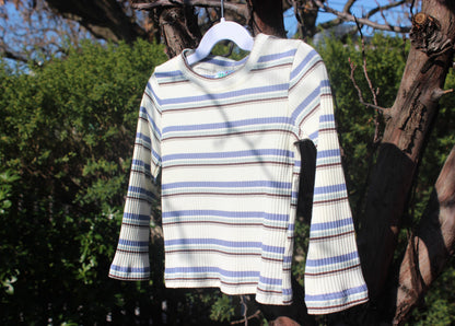 Blue & White Striped Longsleeve