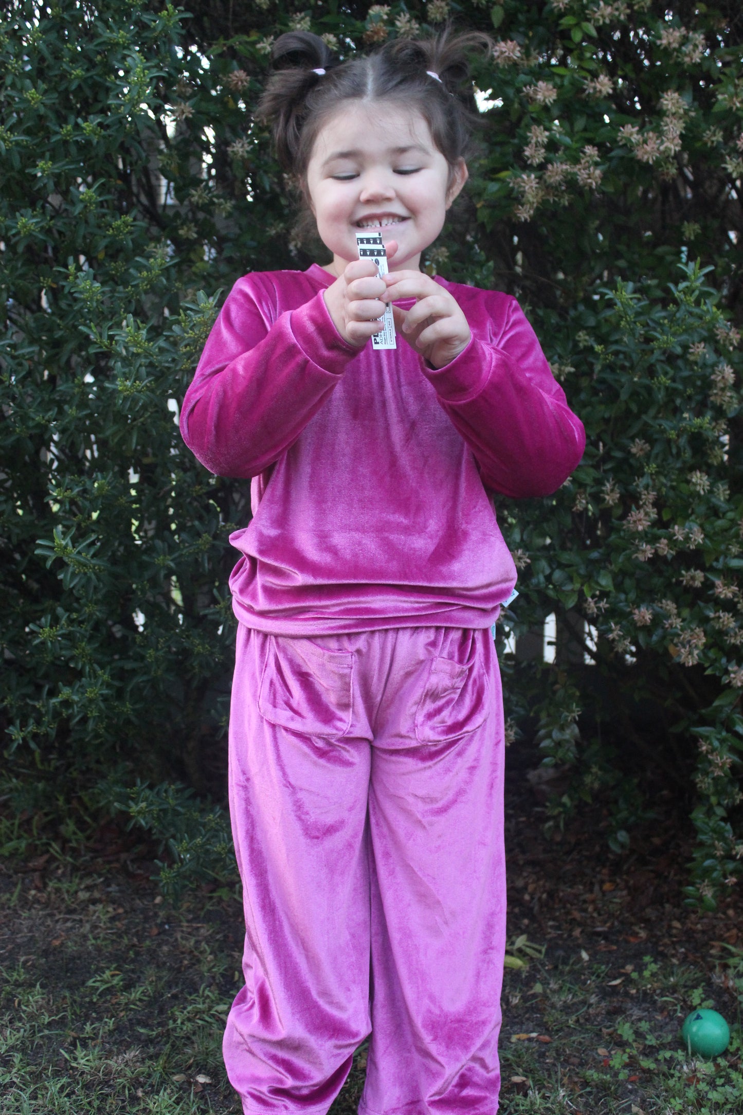 Pinky Plum Velour Set