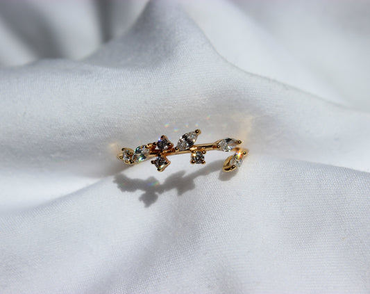 Adjustable Leaf Ring