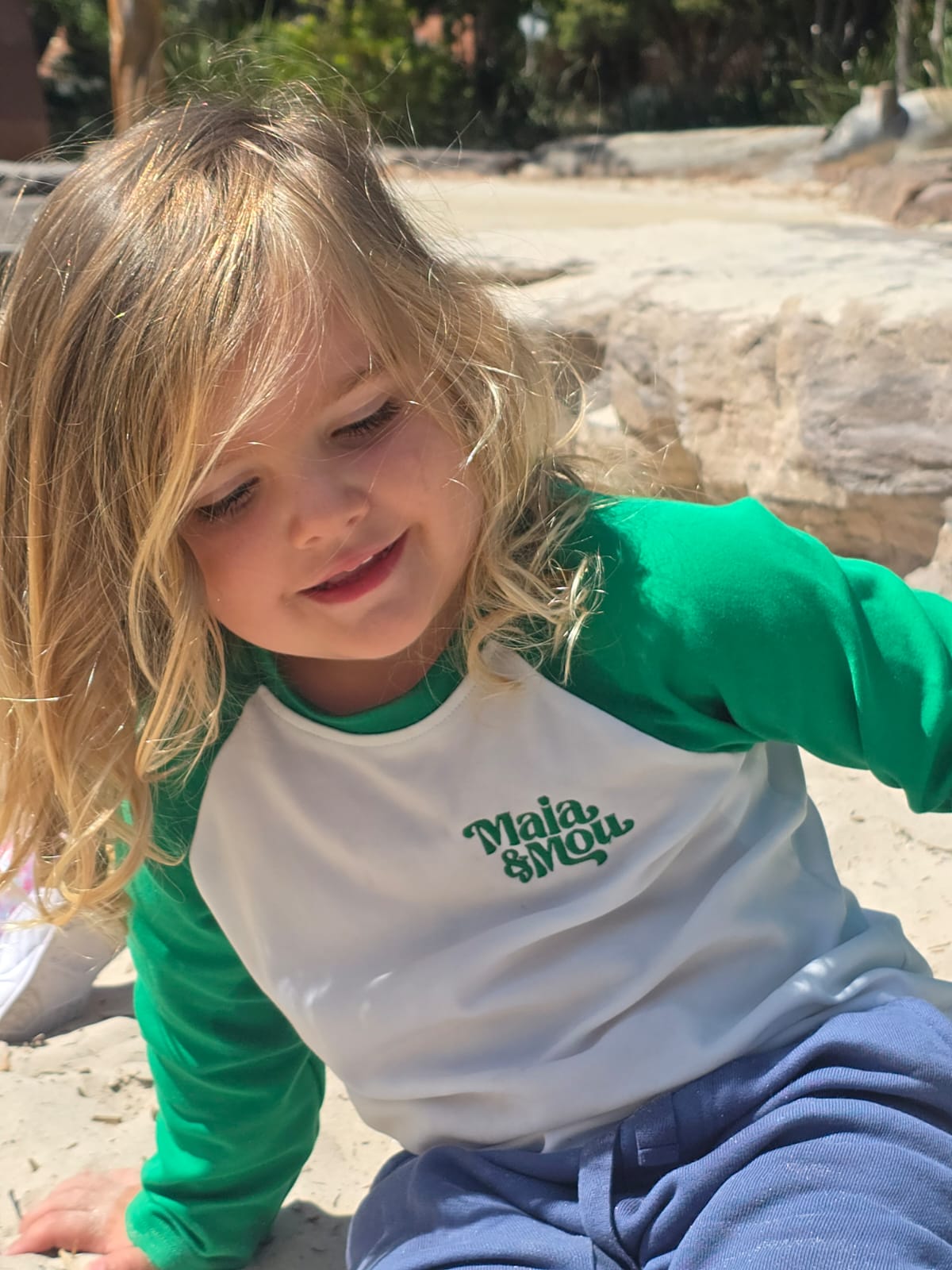 Green Raglan Longsleeve