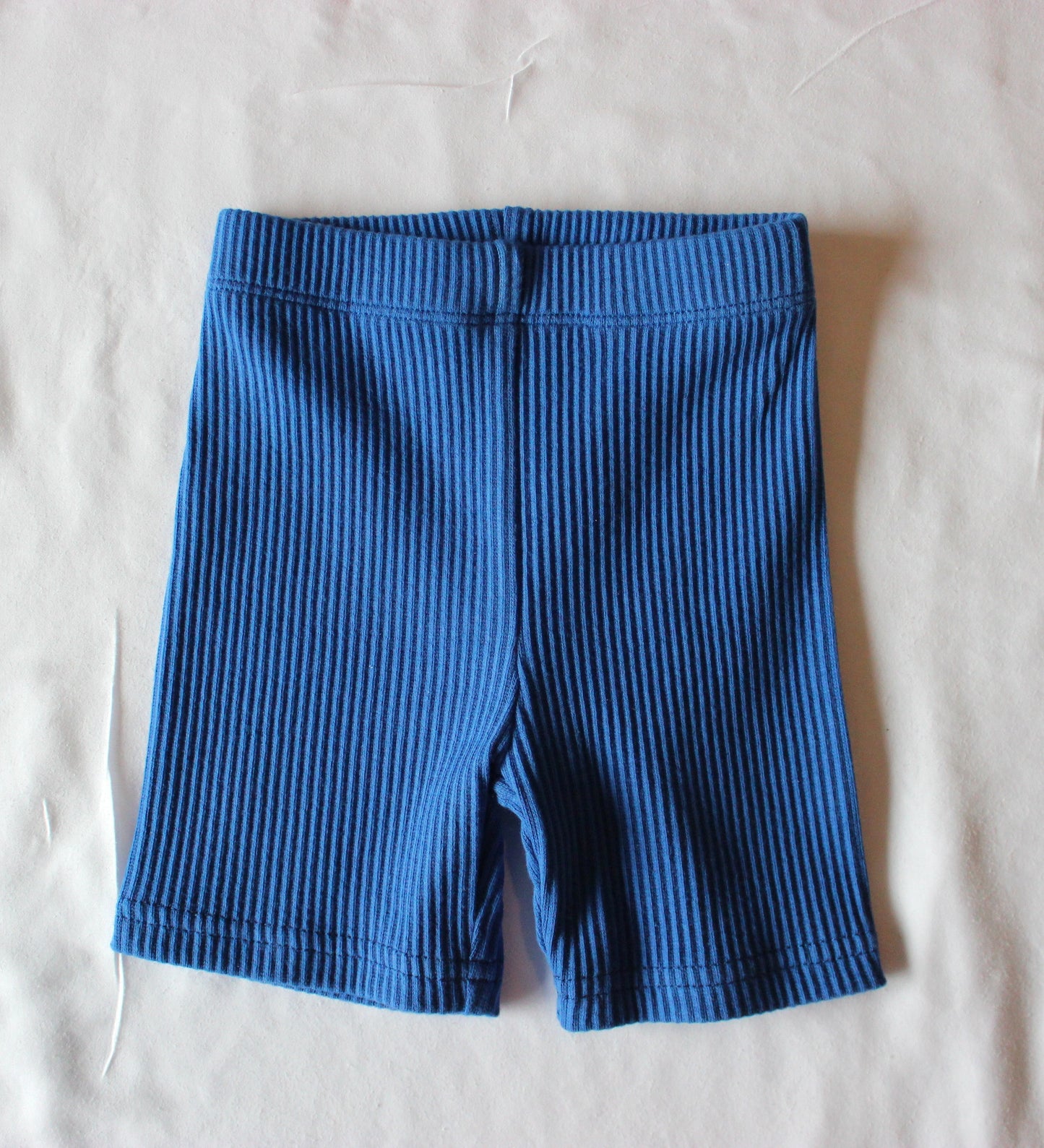 Maia & Mou Basics - Blue Ribbed Shorts