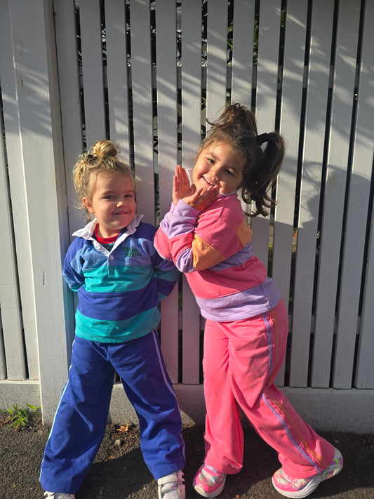 Matchy Rugby Trackies Blue/Teal