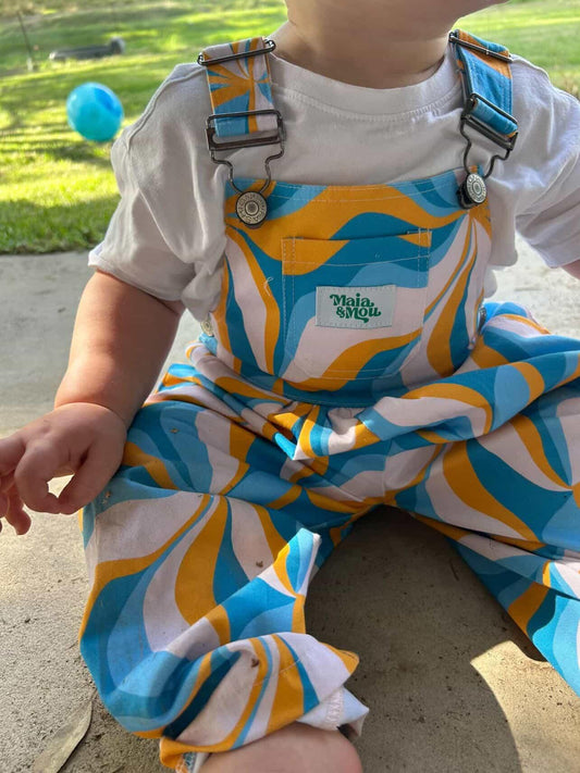 Vibin' Bubble Overalls