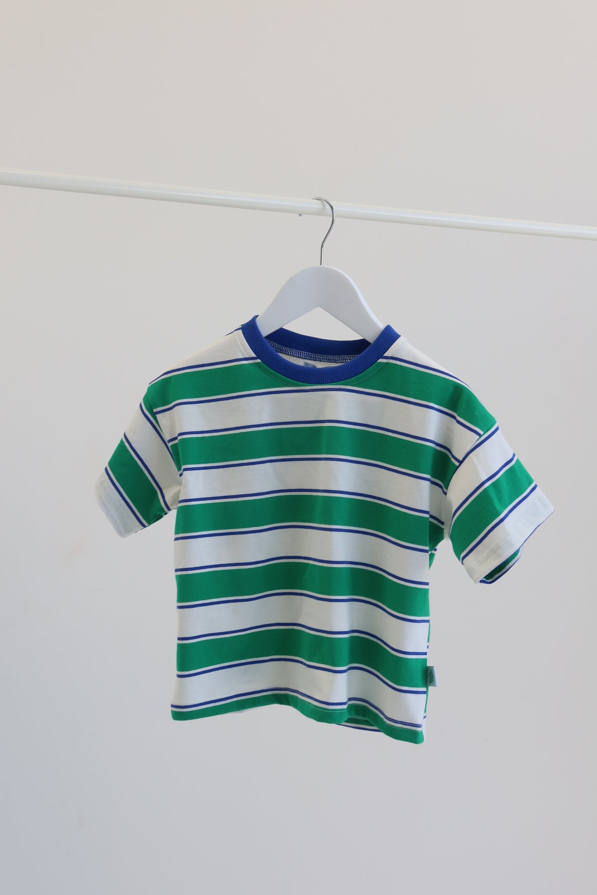 Blue & Green Stripey Tee