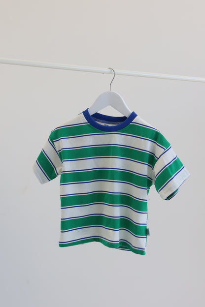 Blue & Green Stripey Tee