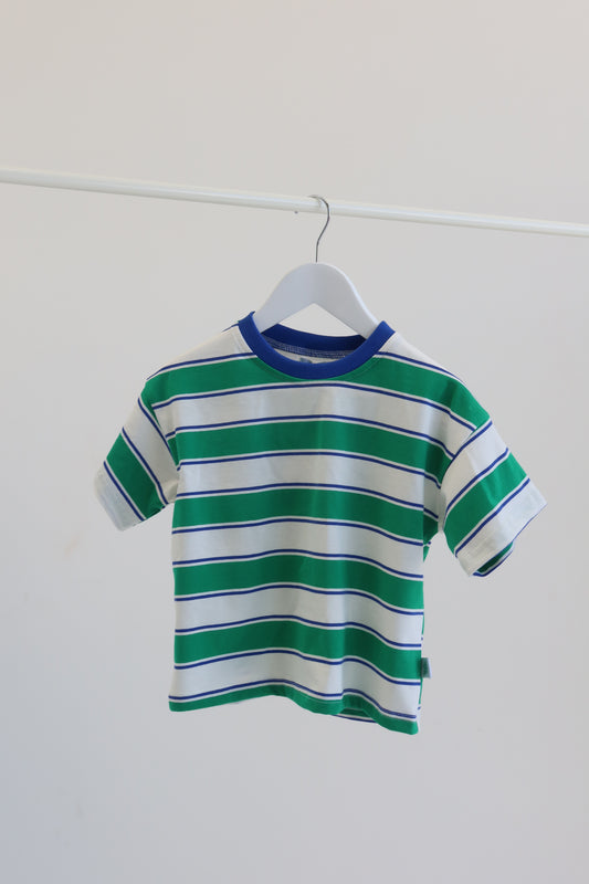 Blue & Green Stripey Tee
