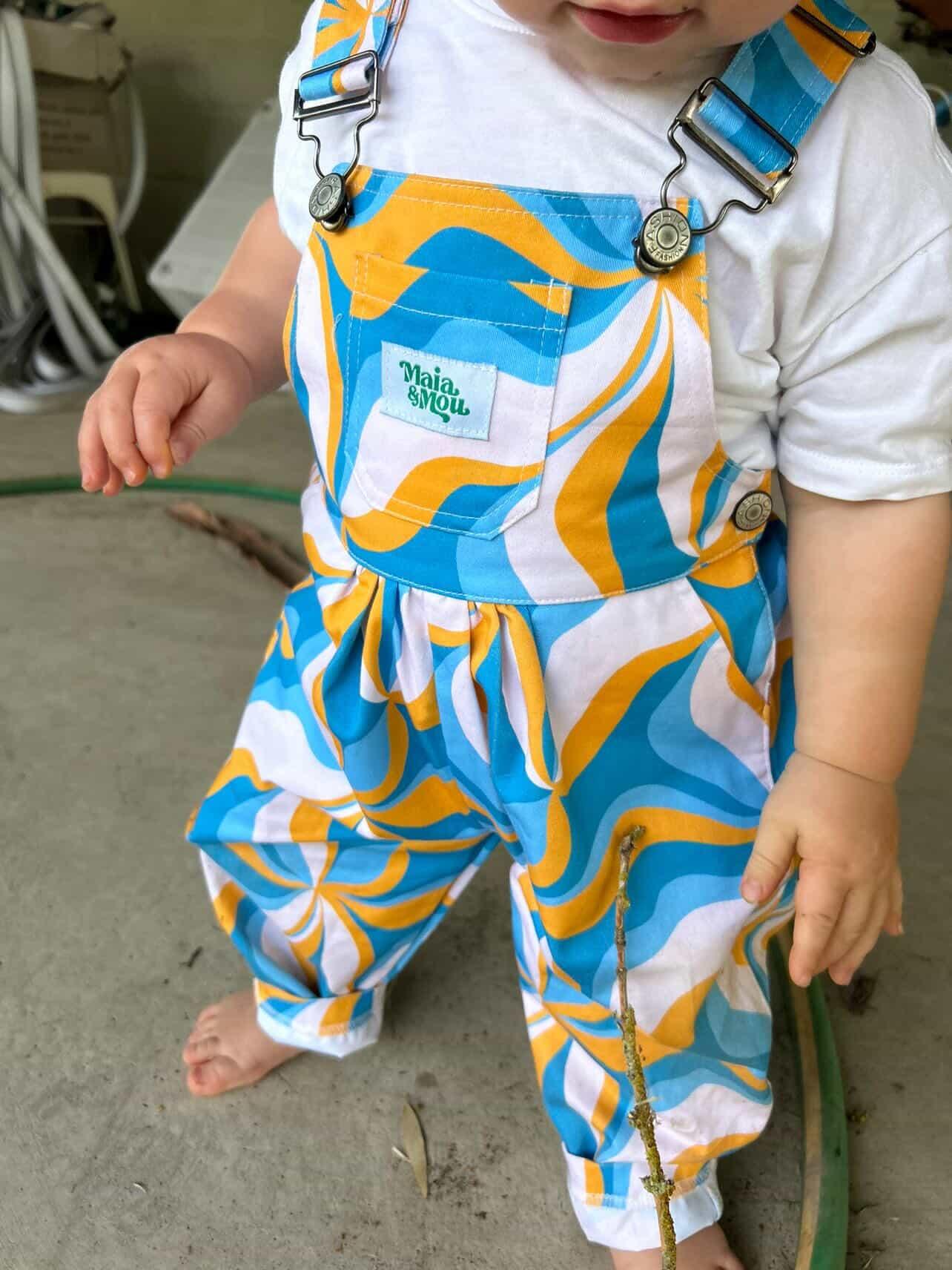 Vibin' Bubble Overalls