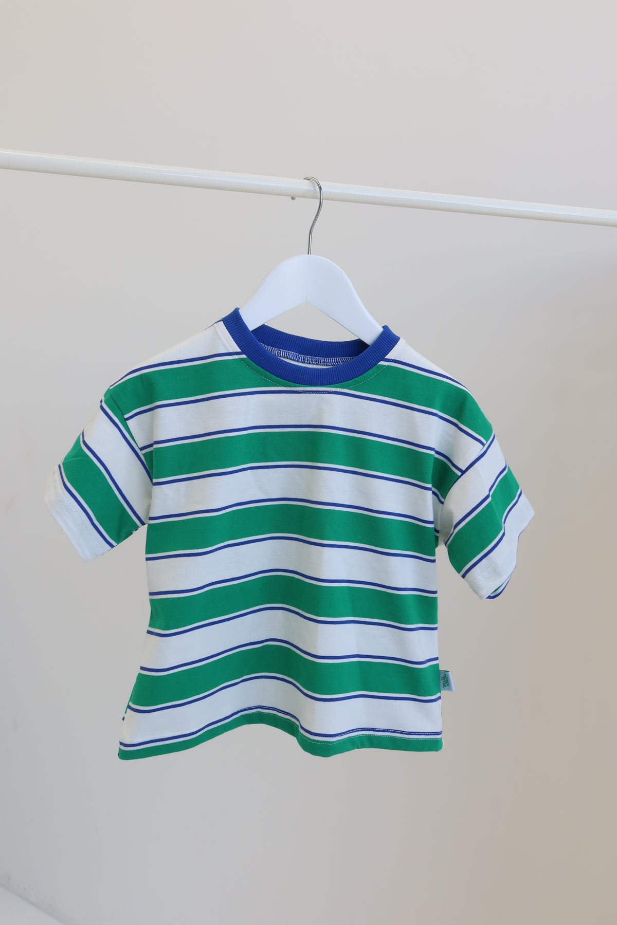 Blue & Green Stripey Tee