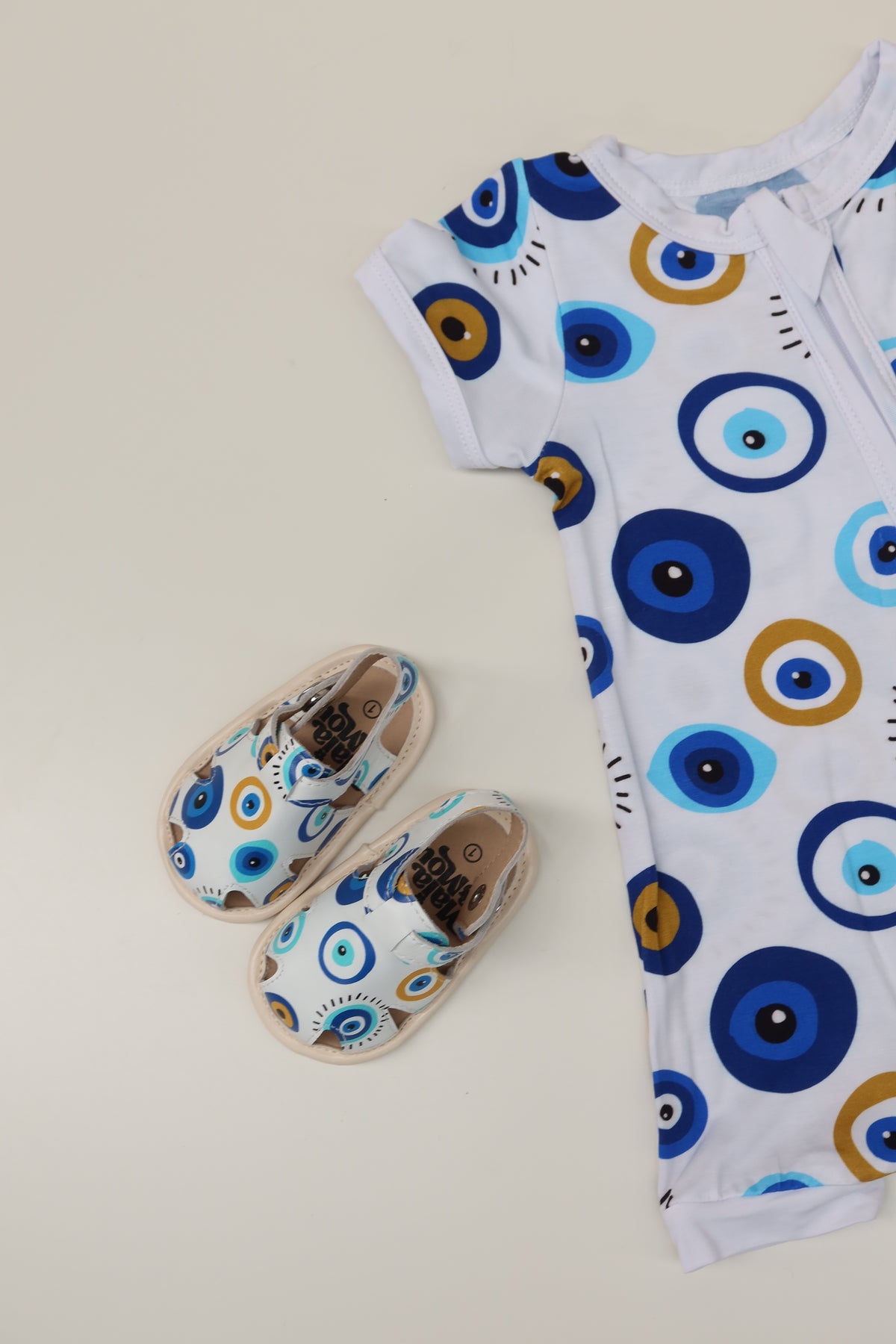 Hellenic Halo Short Baby Onesie
