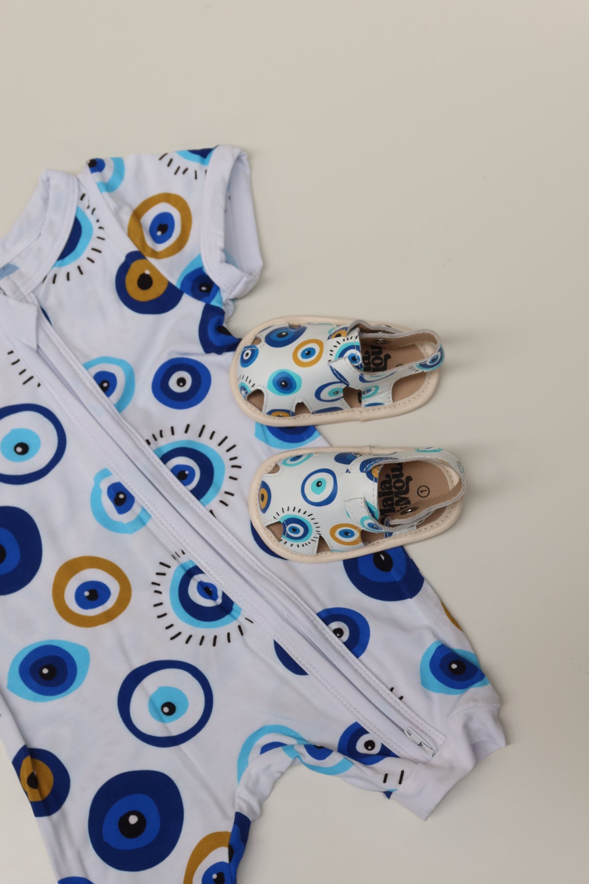 Hellenic Halo Short Baby Onesie