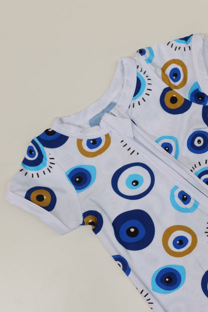 Hellenic Halo Short Baby Onesie