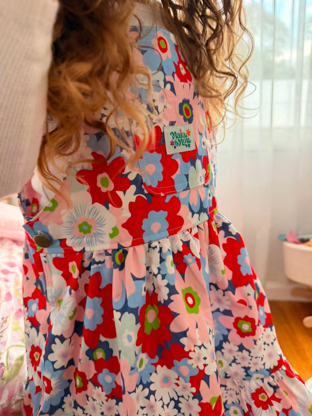 Tea Party Floral Pinafore
