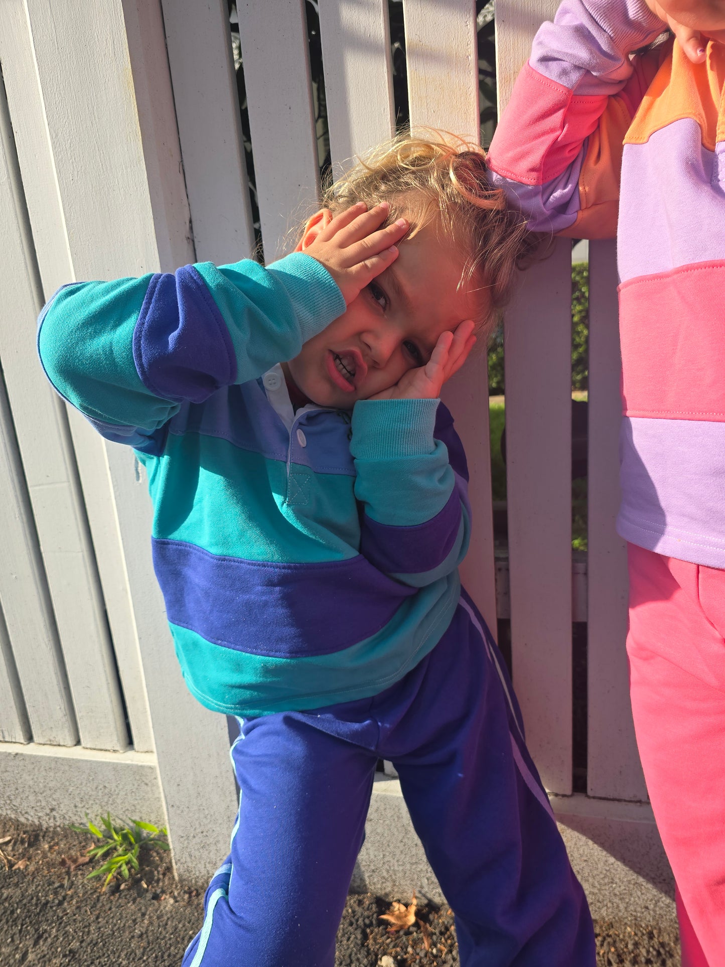 Blue/Teal Rugby Sweater