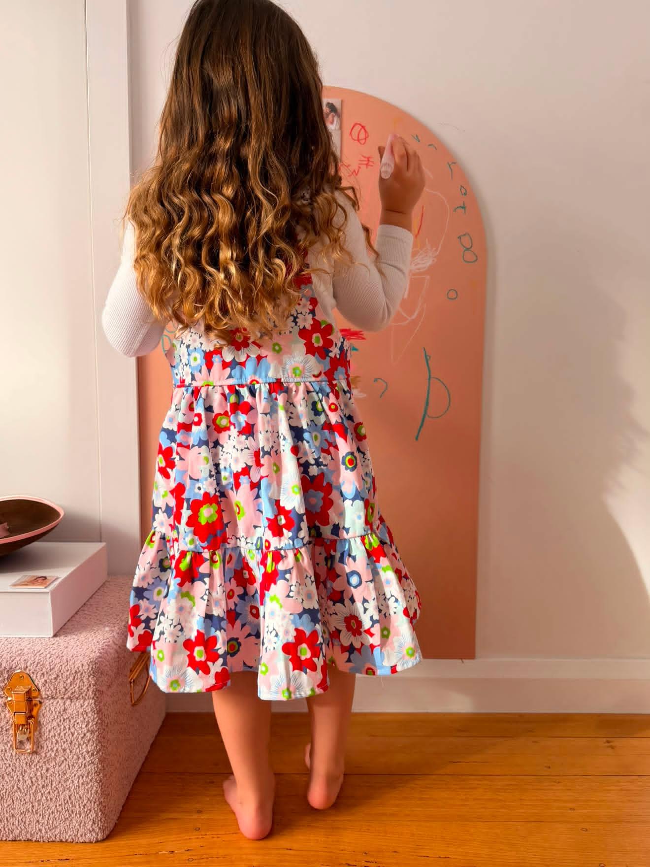 Tea Party Floral Pinafore