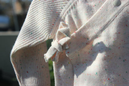 Speckled Baby Wrap Knit Set